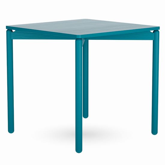 Стол обеденный saga, 75х75 см, сине-зеленый