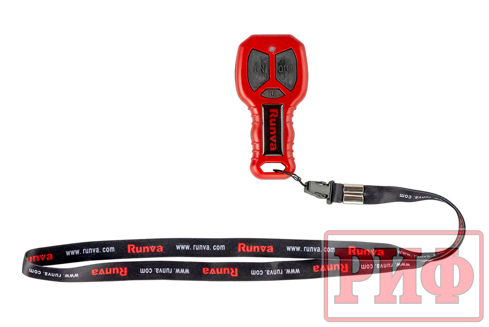 Лебёдка переносная 3500ASR c малой площадкой и проводами в сборе, синтетический трос РИФ