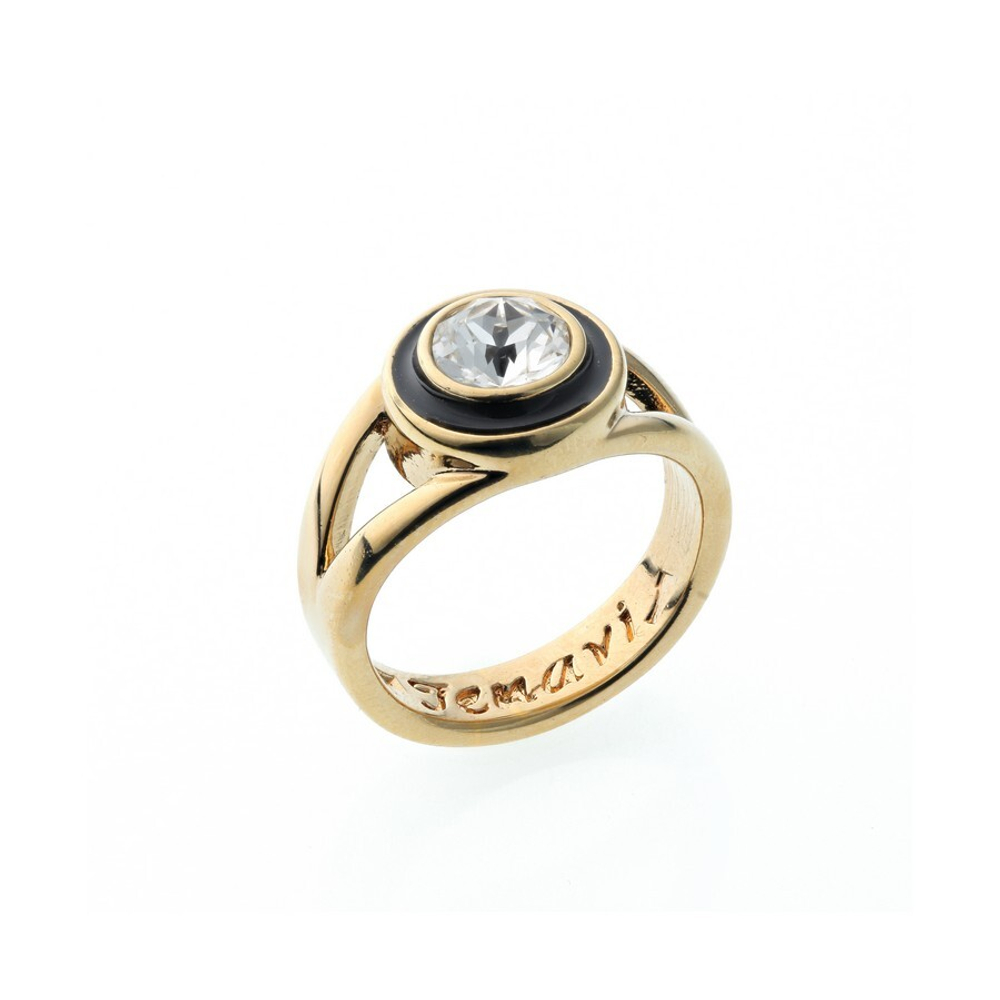 "Гайо" кольцо в золотом покрытии из коллекции "Мариот" от Jenavi