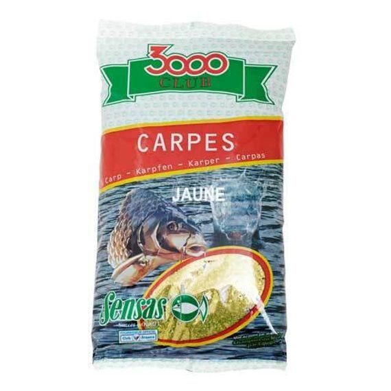 Прикормка Sensas 3000 Club CARP Jaune 1кг