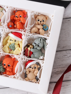 Сладкий новогодний подарок "Новогодняя сказка" #1 / Конфеты ручной работы