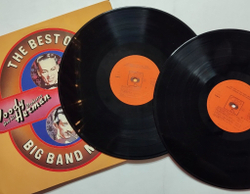 Винтажная виниловая пластинка LP Woody Herman And His Orchestra, Harry James And His Orchestra The Best Of Big Band Music (Holland 1973)