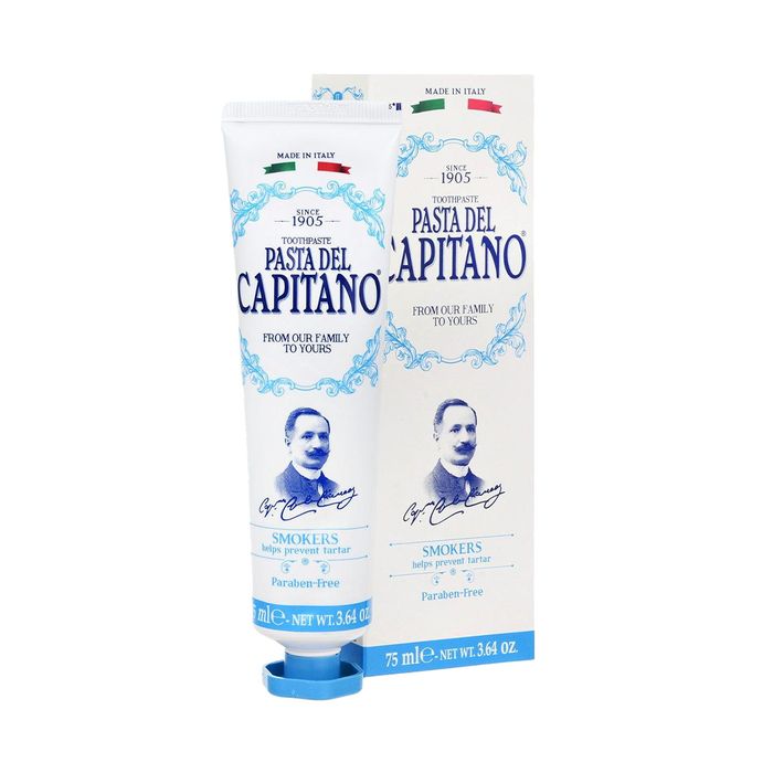Pasta Del Capitano/Италия Зубная паста для курящих людей 75мл
