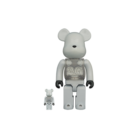 Дизайнерские игрушки BE@RBRICK 2G WHITE CHROME, 2G