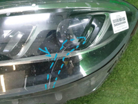 Битая Фара левая Mercedes S w222 (2013-2017) LED