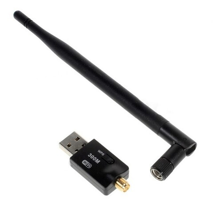 Wi-Fi адаптер с антенной 300Mbps 802.11n