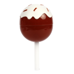 Куколка OLY спящая, в меховом костюмчике в леденце. Мальчик-B 8см, арт.3357-1 (Bondibon)