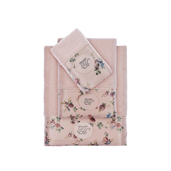 Набор полотенец  ROSELAND Lux 3 пр +ароматизатор  TIVOLYO HOME Турция