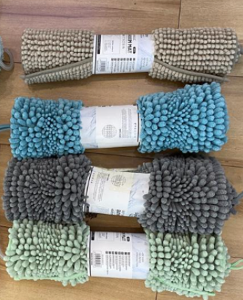 Коврик для ванной "Soft & Pimples", оливковый