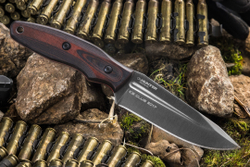 Туристический нож CityHunter K390 Red Micarta