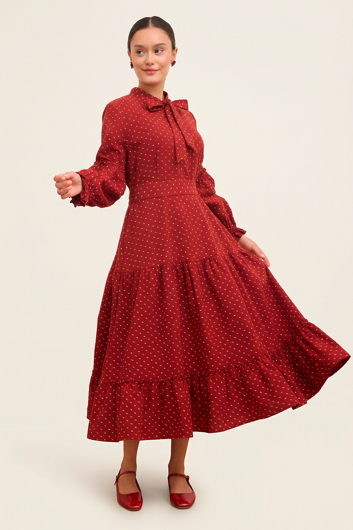 Платье на завязках