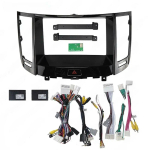 Магнитола для Infiniti QX70, FX35 (S51), FX37, FX30d, FX50 2008-2016 (Поддержка Bose и 360) - Carmedia SF-9828-3 QLed+2K, Android 12, TS10, CarPlay, 4G SIM-слот