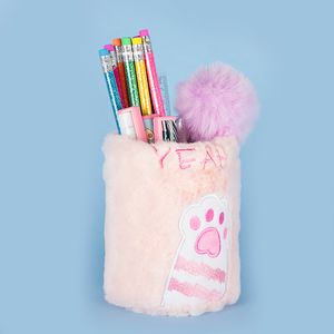 Подставка д/канц. Furry Paw Pink