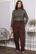 Брюки вельветовые Брауни (коричневые) Б14442-25М LT Collection