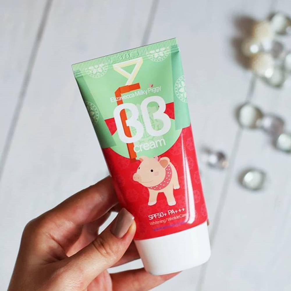 Elizavecca. Увлажняющий ББ крем с гиалуроновой кислотой Milky Piggy BB Cream SPF50/PA+++