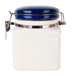 Банка для сыпучих продуктов (клипс) " " 11,5х9,5х11,5см v=480мл (подарочная упаковка)