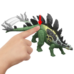 Jurassic World - Динозавр STEGOZAUR 35,5 см Гигантская атака JKL85