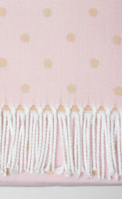 Элитный плед детский Lux 10375 розовый от Luxberry фрагмент