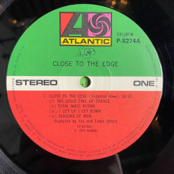 Винтажная виниловая пластинка LP Yes Close To The Edge (Japan 1972) (No Obi) The Solid Time Of Change