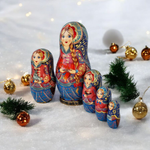 Матрёшка 21см  "С лисичкой" 5мест
