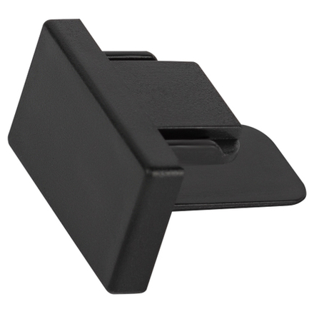 Заглушка ЭРА TR-1PA-EC BK для однофазного шинопровода пластиковая черный