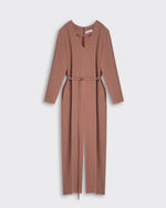 Комбинезон из вискозы Стелла Маккартни карамель