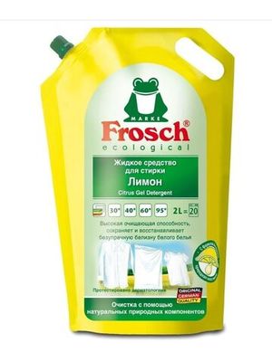 Frosch Жидкое средство для стирки Лимон, 2л