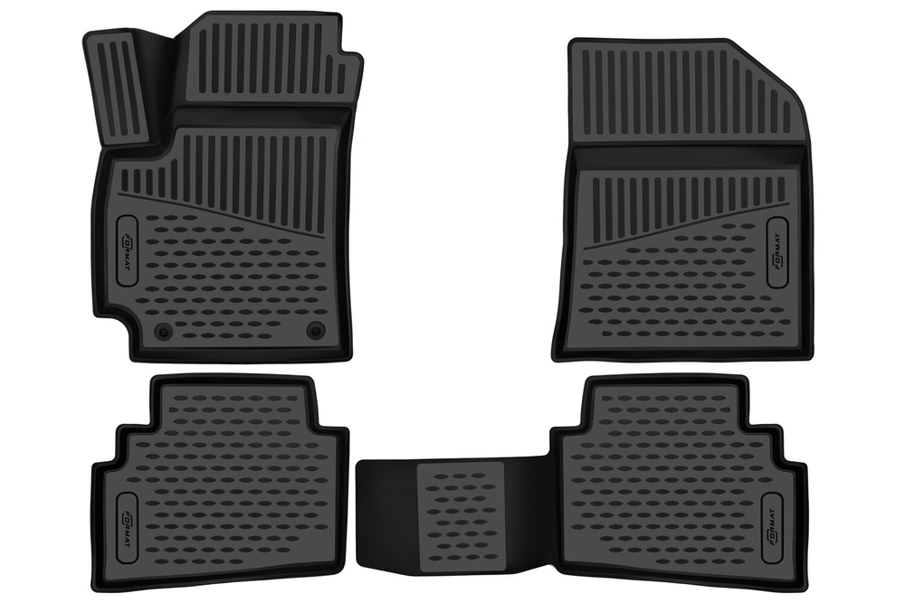 Коврики в салон для KIA Seltos, 2WD арт.FORMAT.3D02441210