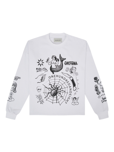 Лонгслив System 108 с татуировками 2.0