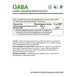БАД GABA 60 капс. (NaturalSupp)