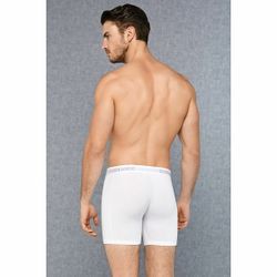 Мужские трусы боксеры plus-size белые Doreanse 1780P