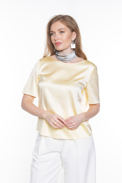 ШЕЛКОВАЯ АТЛАСНАЯ ФУТБОЛКА