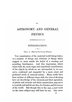 Astronomy and General Physics. Considered with reference to natural theology | William Whewell