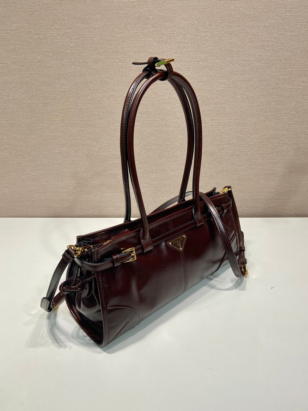 Prada Medium Leather Handbag 32 cm
