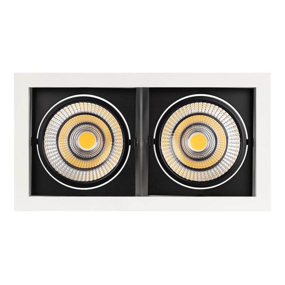 Встраиваемый светодиодный светильник Arlight CL-Kardan-S283x152-2x25W Day4000 027924