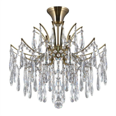 Citilux Селена CL302163 Люстра хрустальная Бронза