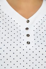 Блуза Ваниль (белая) Б12853-20М LT Collection