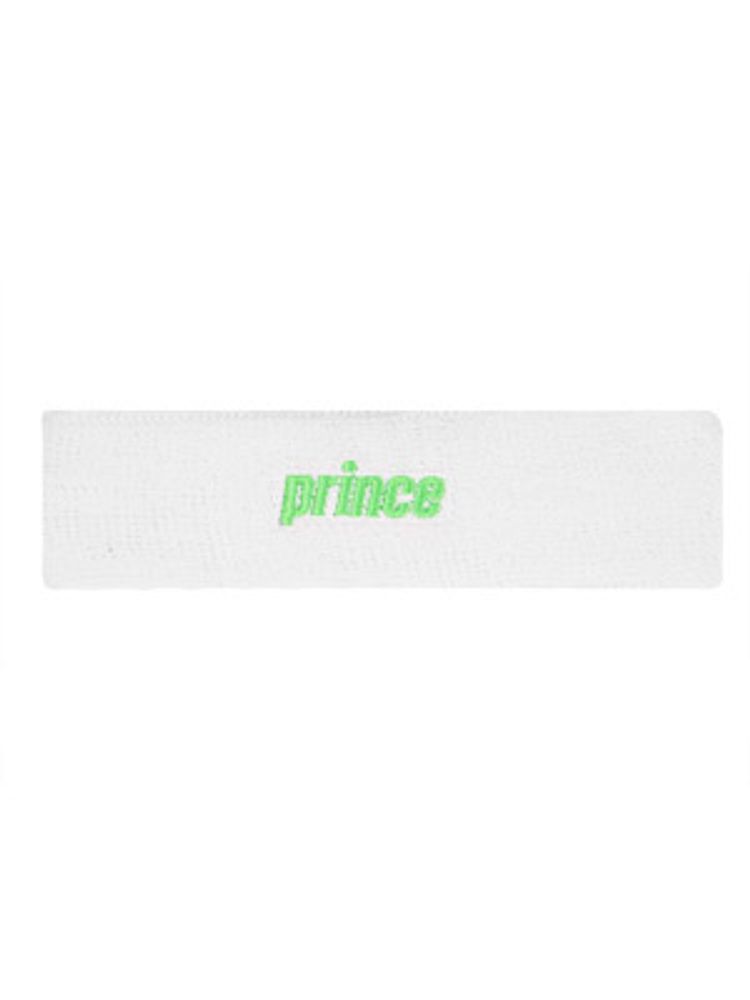 Повязка на голову теннисная Prince Headband - white/green