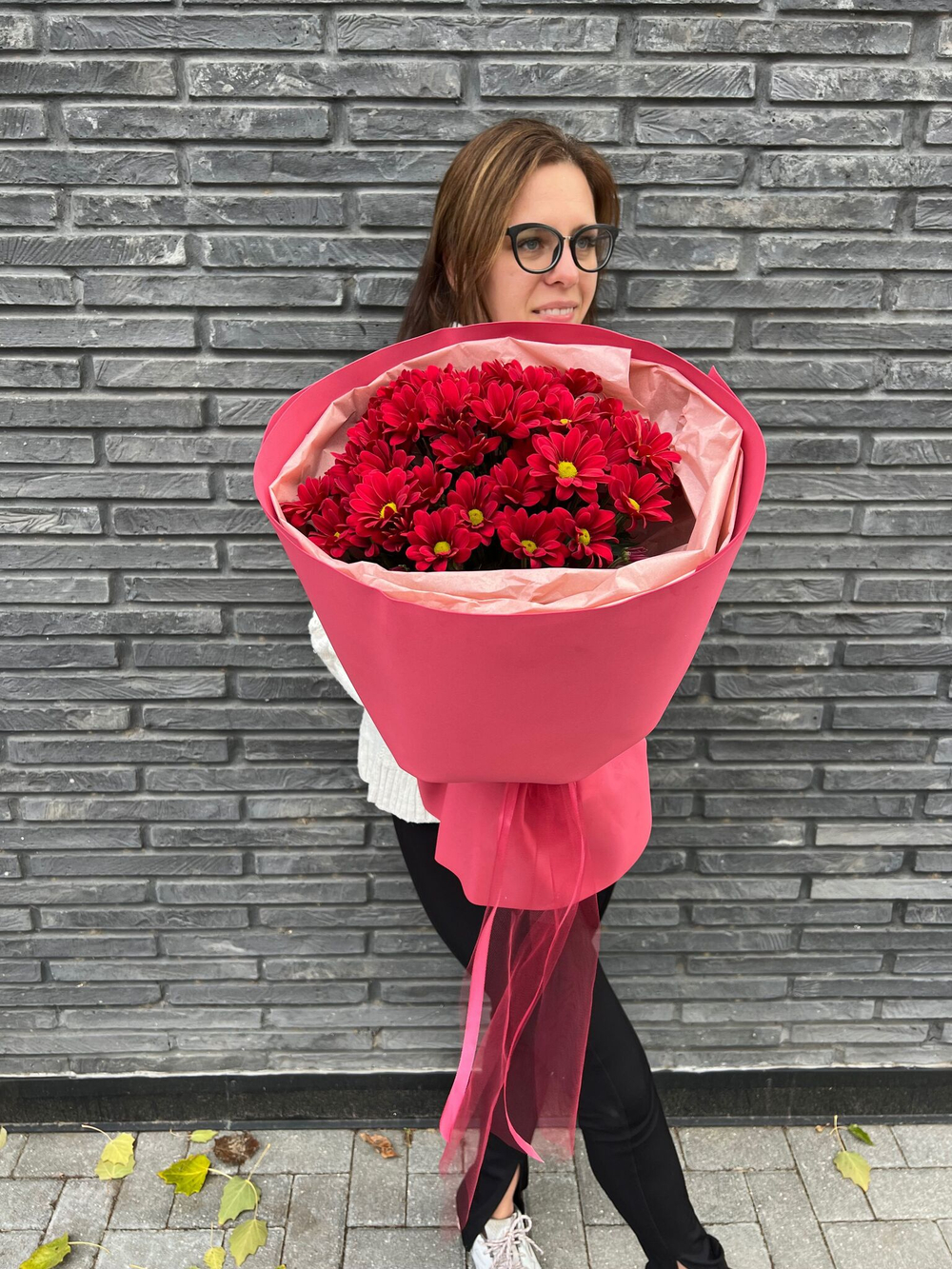 Букет хризантем 5 шт