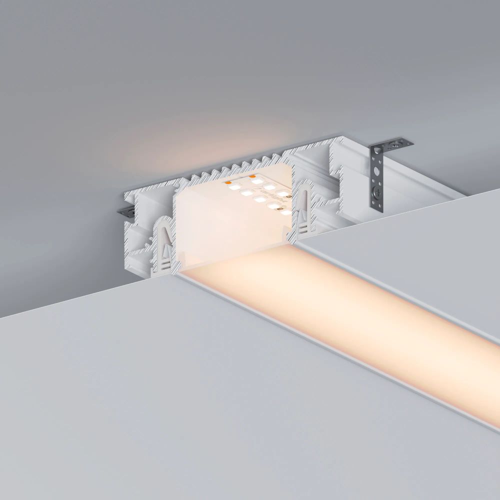Профиль STRETCH-41-CEIL-CENTER-2000 WHITE (Arlight, Алюминий) 053527