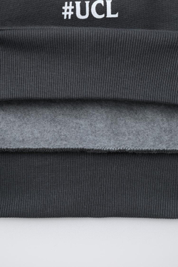 ZARA ТОЛСТОВКА С КАПЮШОНОМ UEFA CHAMPIONS LEAGUE ®, ТЕМНЫЙ АНТРАЦИТ