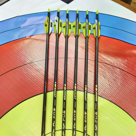 Стрелы MUSEN Archery Fox из чистого карбона sp600 4,2 мм 30 дюймов (6 шт.)