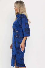 Платье трикотажное Конфетти (синее) П14294-18М LT Collection