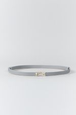 ТОНКИЙ РЕМЕНЬ С ЗАМОЧКОМ SILVER GREY