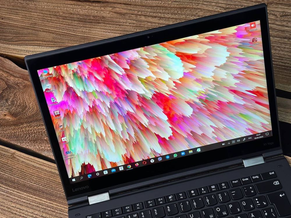 14" Ноутбук Lenovo Thinkpad Yoga X1 Gen 2 (2560x1440, Intel Core i7-7600U, RAM 16ГБ, SSD 512ГБ, Intel HD Graphics 620 , Win 10 Pro)