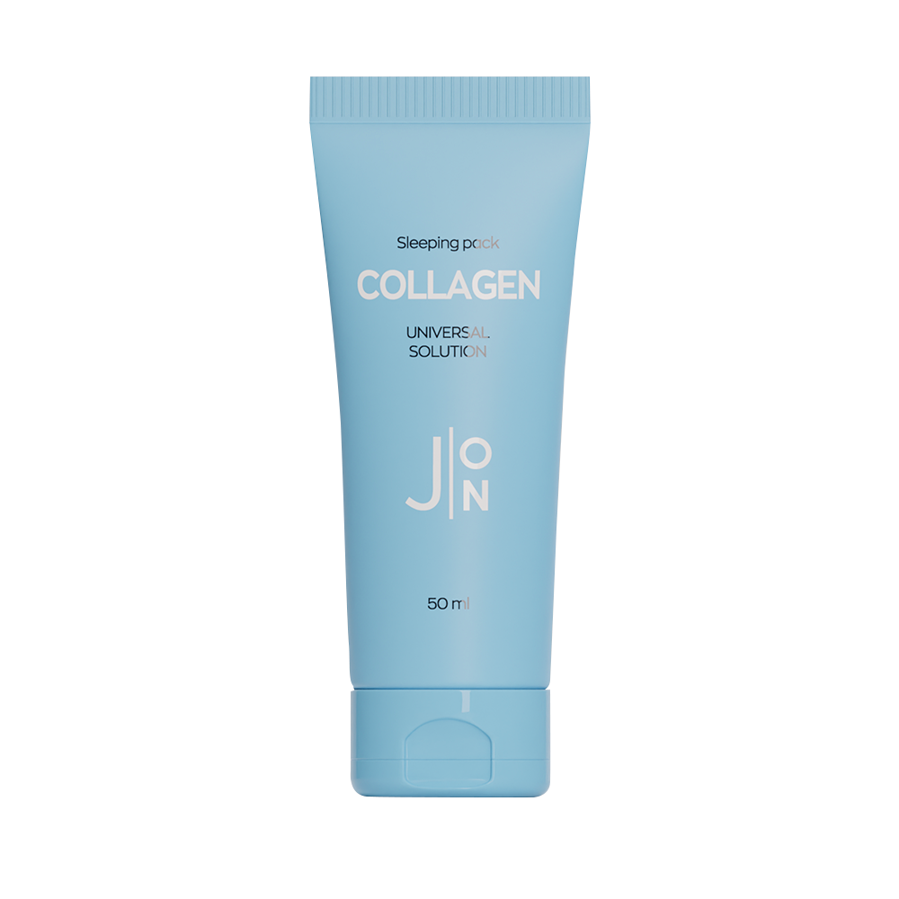 Ночная несмываемая маска для лица с коллагеном collagen sleeping pack, 50 мл