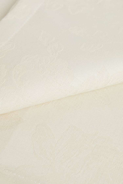 ZARA HOME ЖАККАРДОВЫЕ САЛФЕТКИ С ЦВЕТОЧНЫМ РИСУНКОМ (УПАКОВКА ИЗ 2 ШТУК),  СВЕТЛО-БЕЖЕВЫЙ
