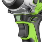 Винтоверт ударный акк. Greenworks GD24ID3, 24V, б/щет, 0-2800об/мин, 4000уд/мин, HEX 1/4, 300Нм, 3 режима,1x4Ач,ЗУ,кор (3802807CUB)