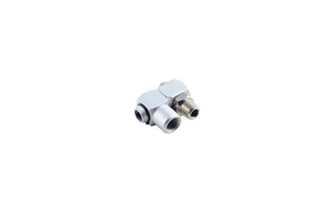 Соединитель резьбовой поворотный M1/4x F1/4''в блистере RockForce##Rock FORCE RF-SP006