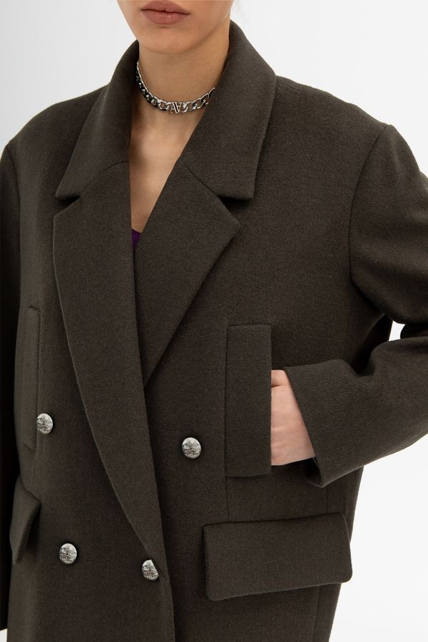 Пальто 4 кармана